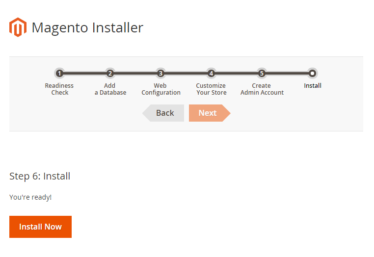 magento engine installation