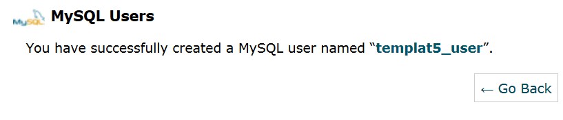 mysql user