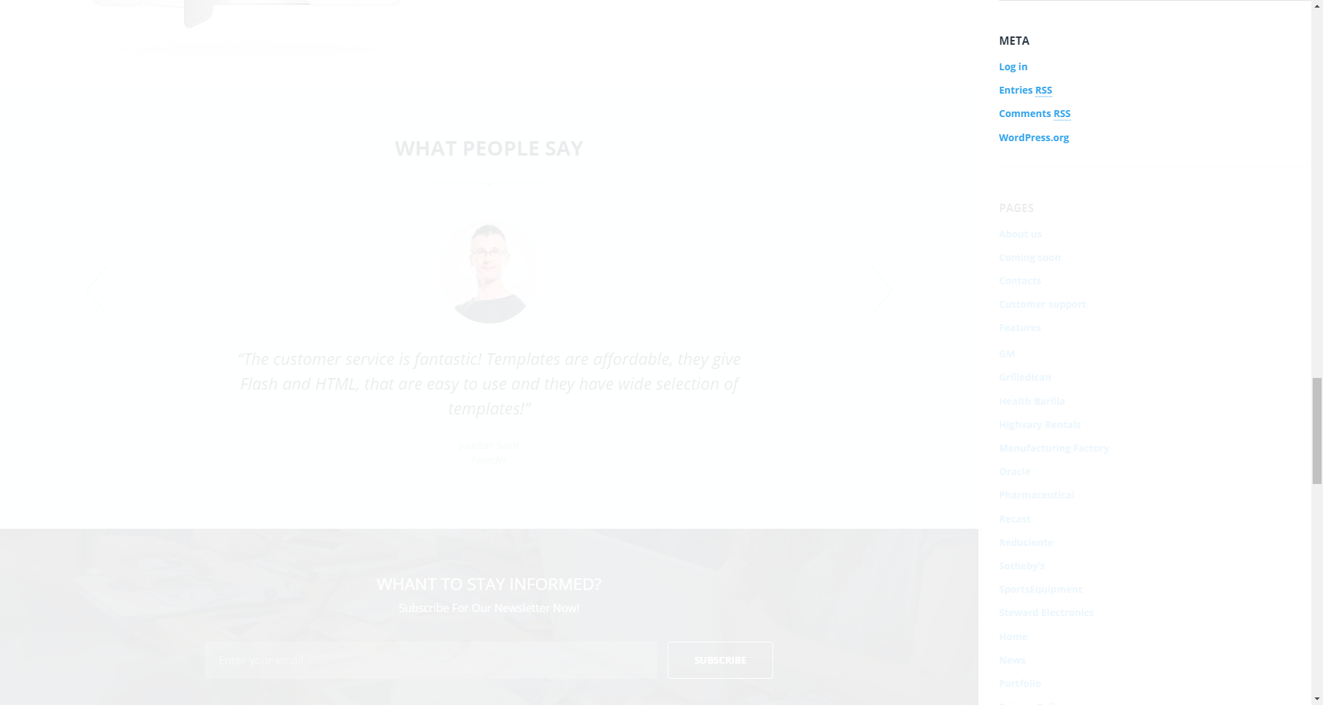Menu Settings Screen