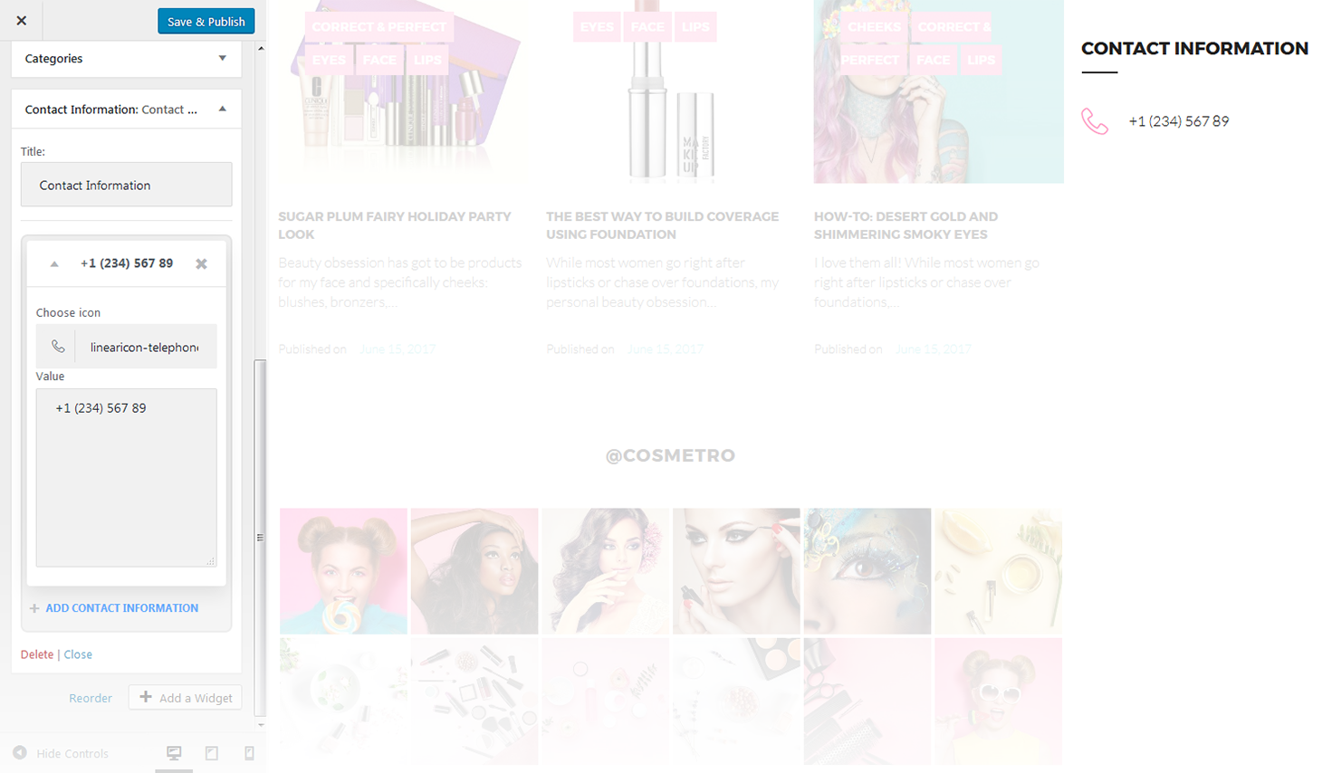 Contact information