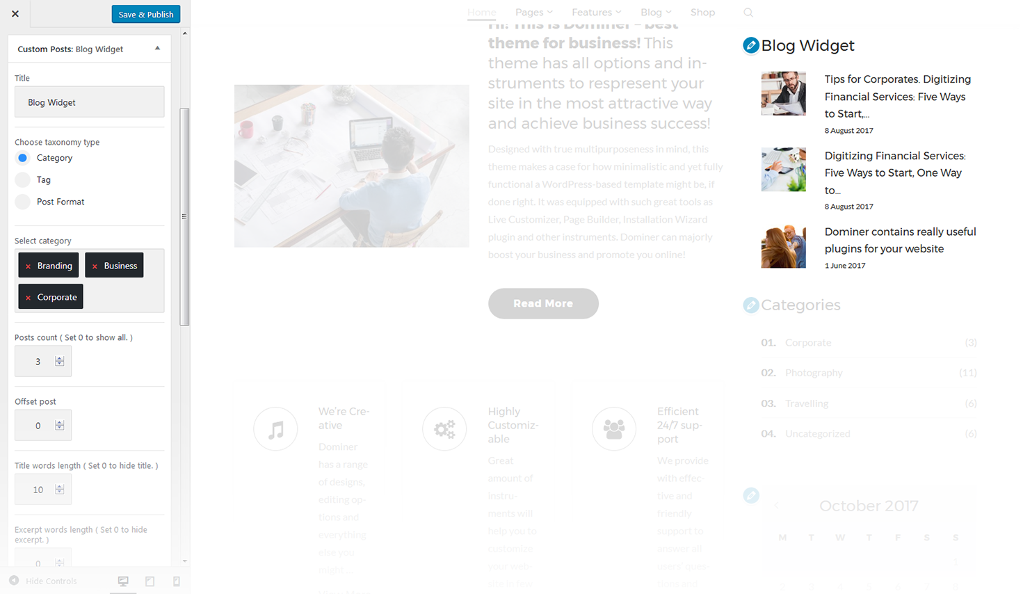 Custom posts