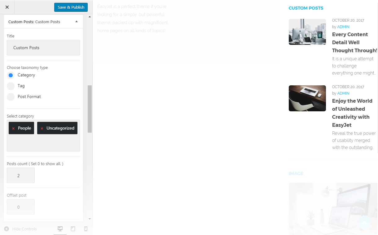 Custom posts