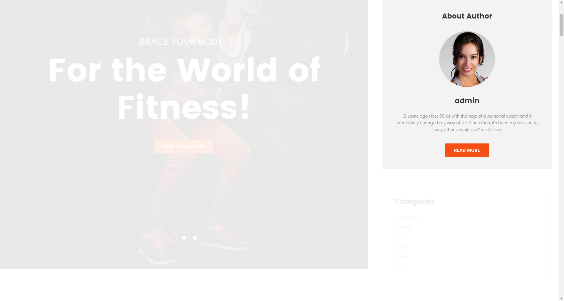 About Author widget