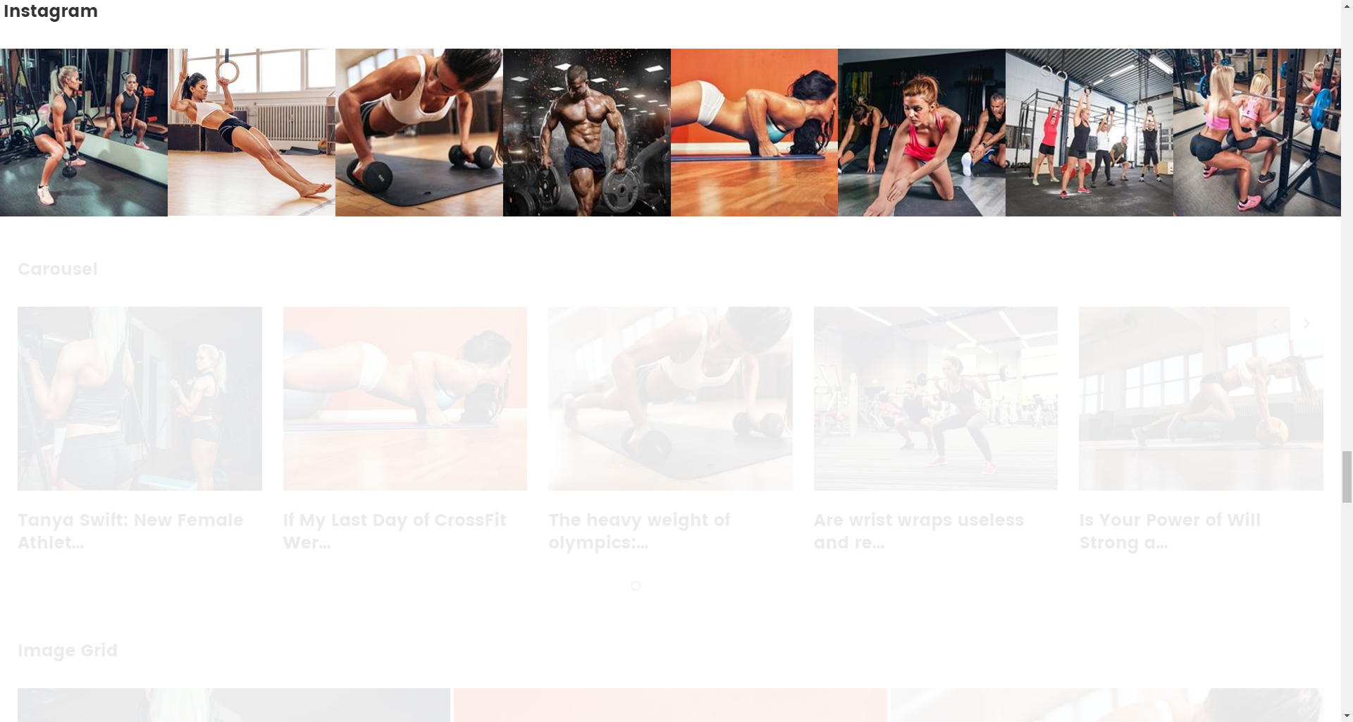 Instagram widget