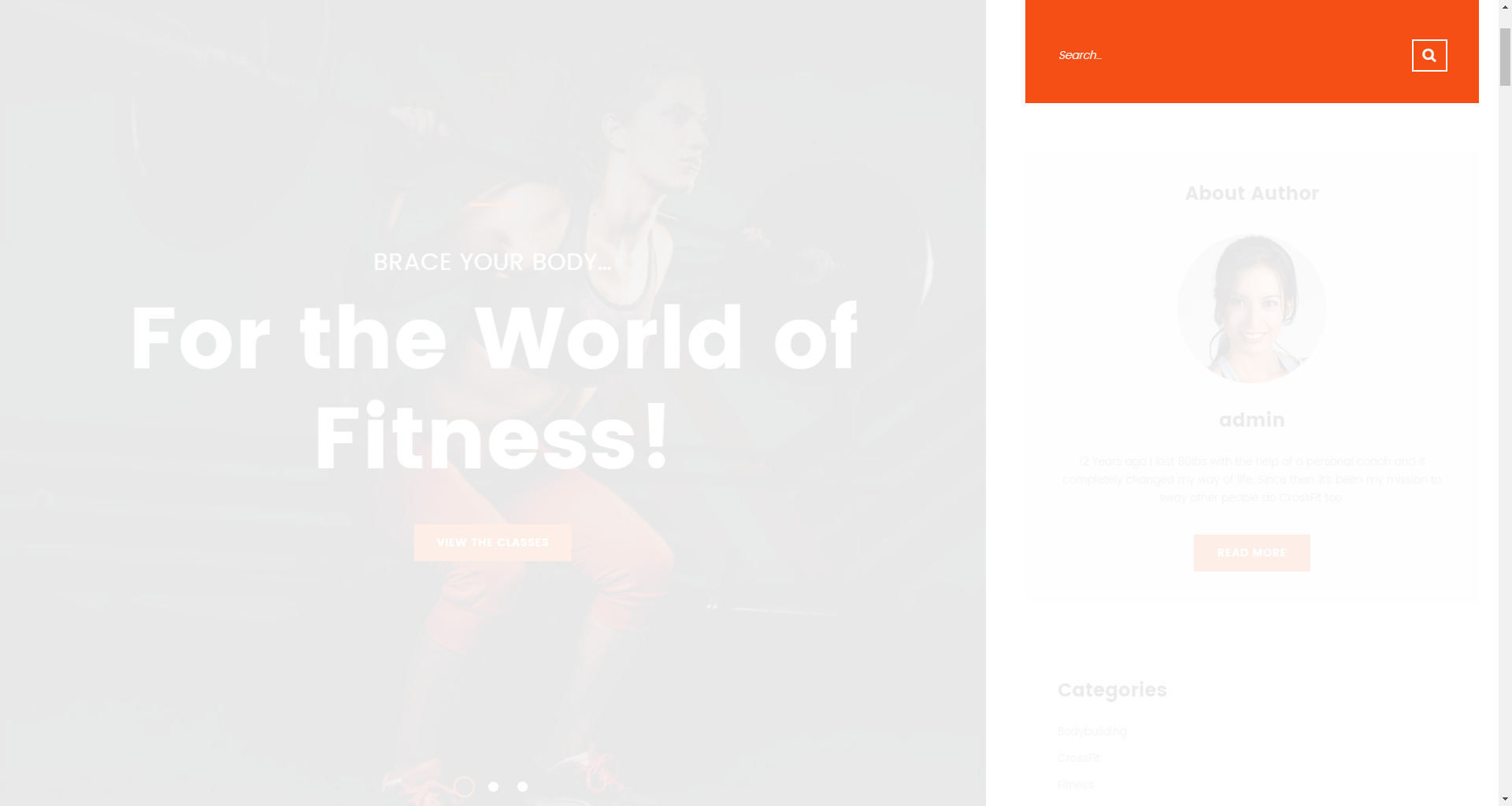 Search widget