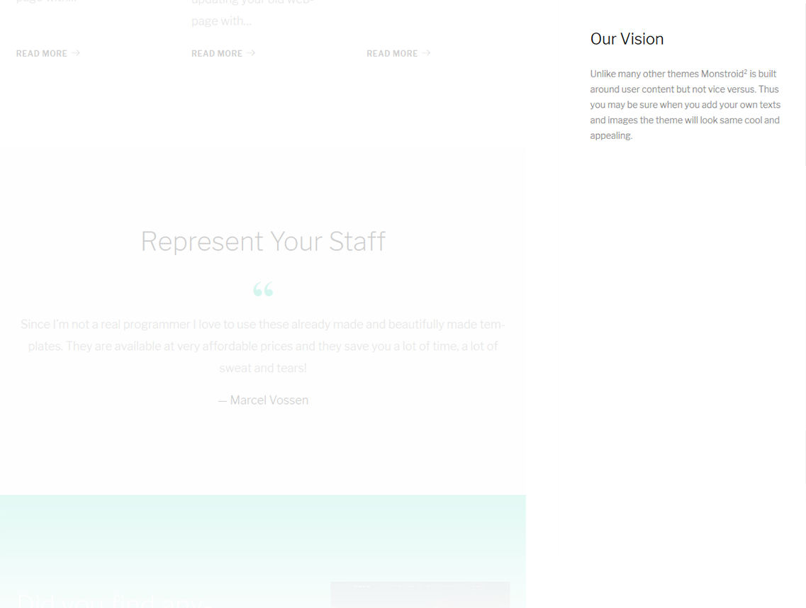 Menu Settings Screen