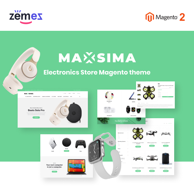 Maxsima - Smart Gadgets Store Magento 2 Theme - 1
