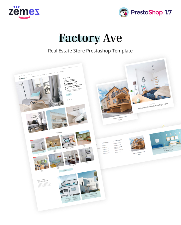 FactoryAve - PrestaShop Real Estate Theme - 1