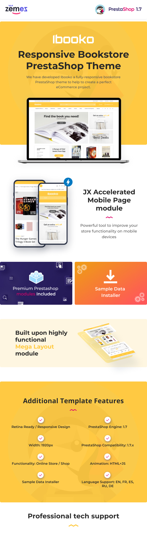 Ibooko - Responsive Bookstore PrestaShop Theme - 1