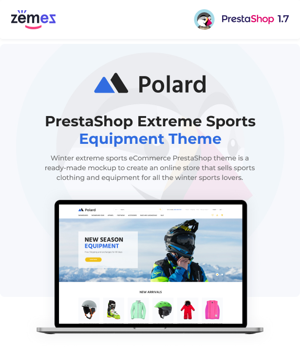 Polard - PrestaShop Extreme Sports Clothing Equipment Theme - 1