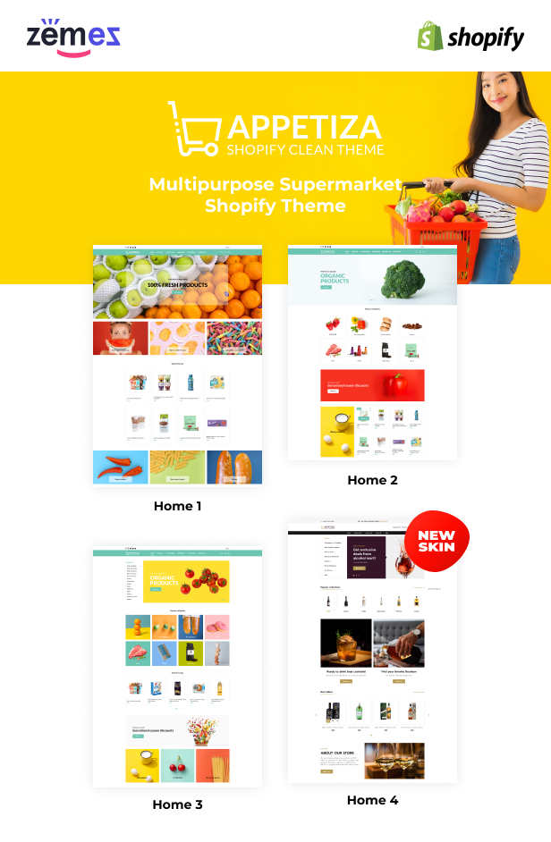 Appetiza - Supermarket Shopify Theme - Online Grocery Shop and Delivery - 1