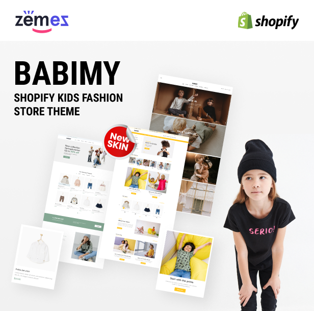 Babimy - Shopify Kids Fashion Store Theme - 1