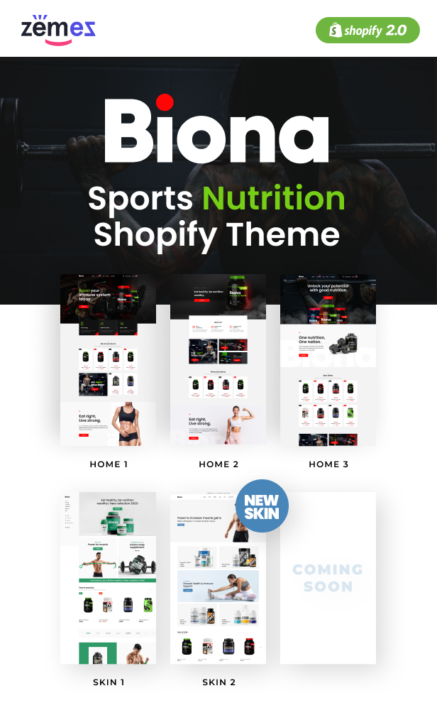 Biona - Sports Nutrition Shopify Theme - 3