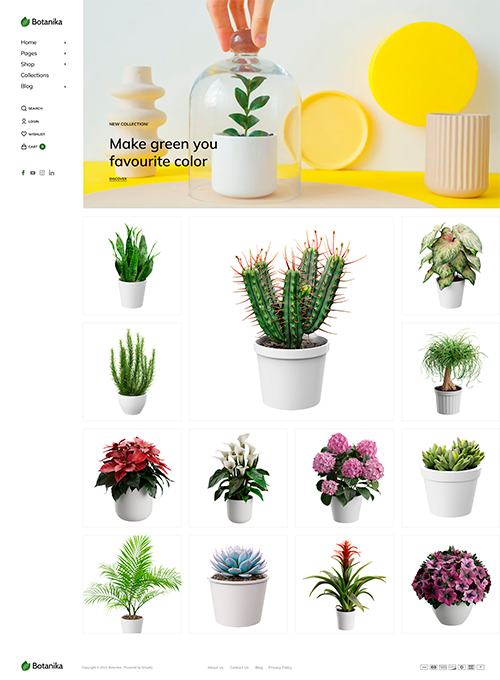 House Plants and Gardening Shopify Theme