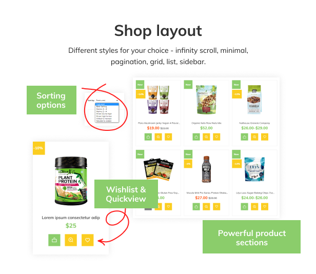 GreenMe - Organic Food, Vitamin Store Shopify Theme - 7