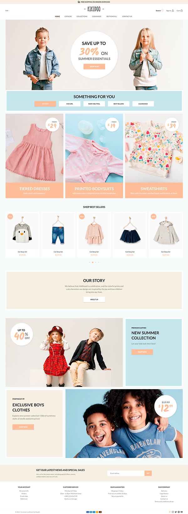 Baby store Store Template