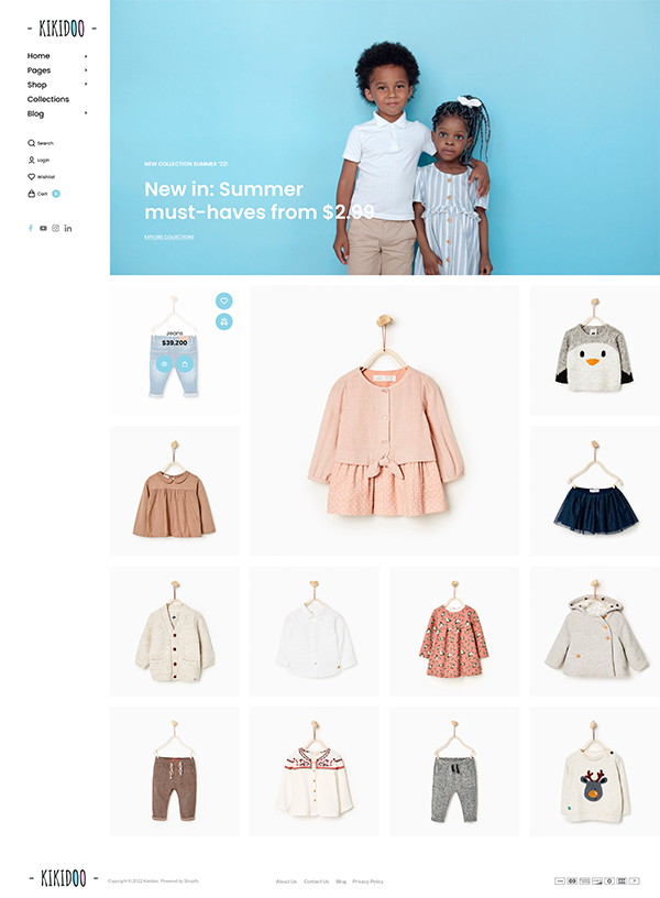 Baby store Store Template