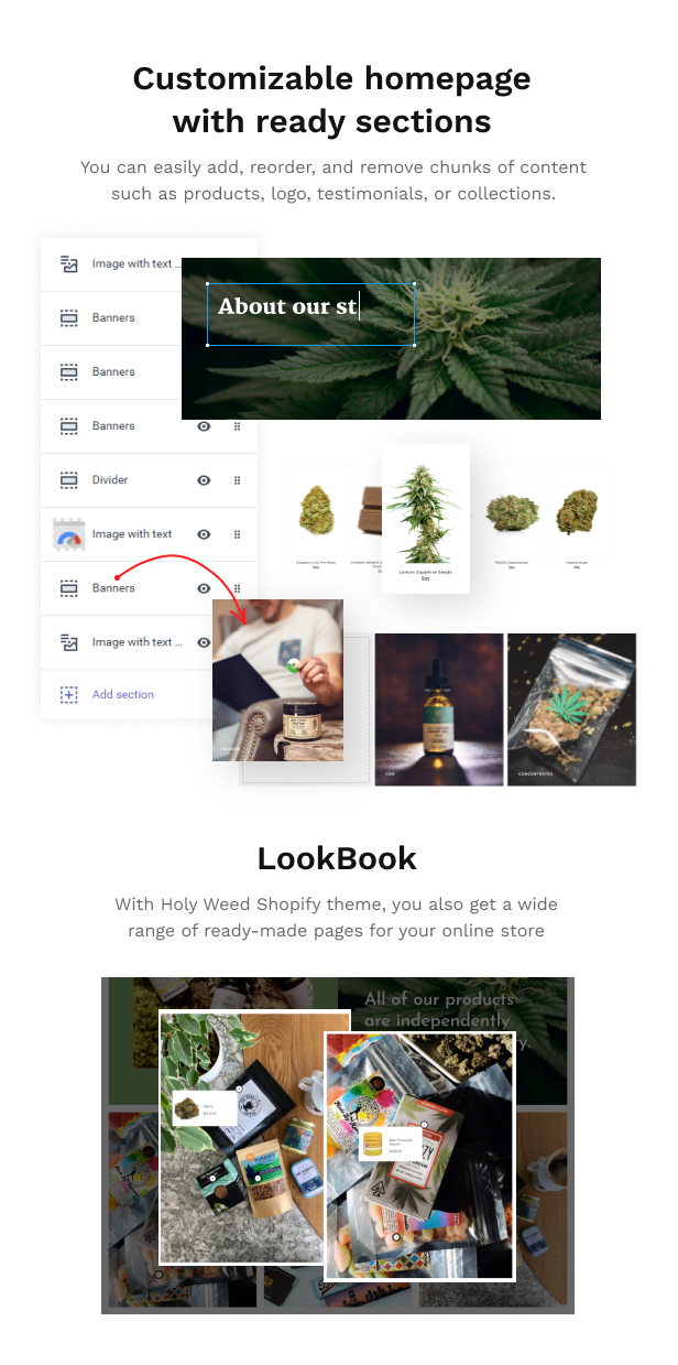 Holy Weed - Medical Marijuana Shopify Store Template for Cannabis Oil and Drug Shop - 5