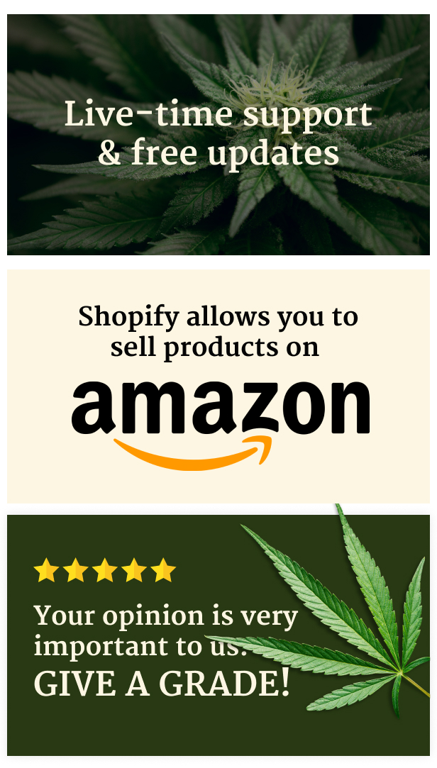 Holy Weed - Medical Marijuana Shopify Store Template for Cannabis Oil and Drug Shop - 7