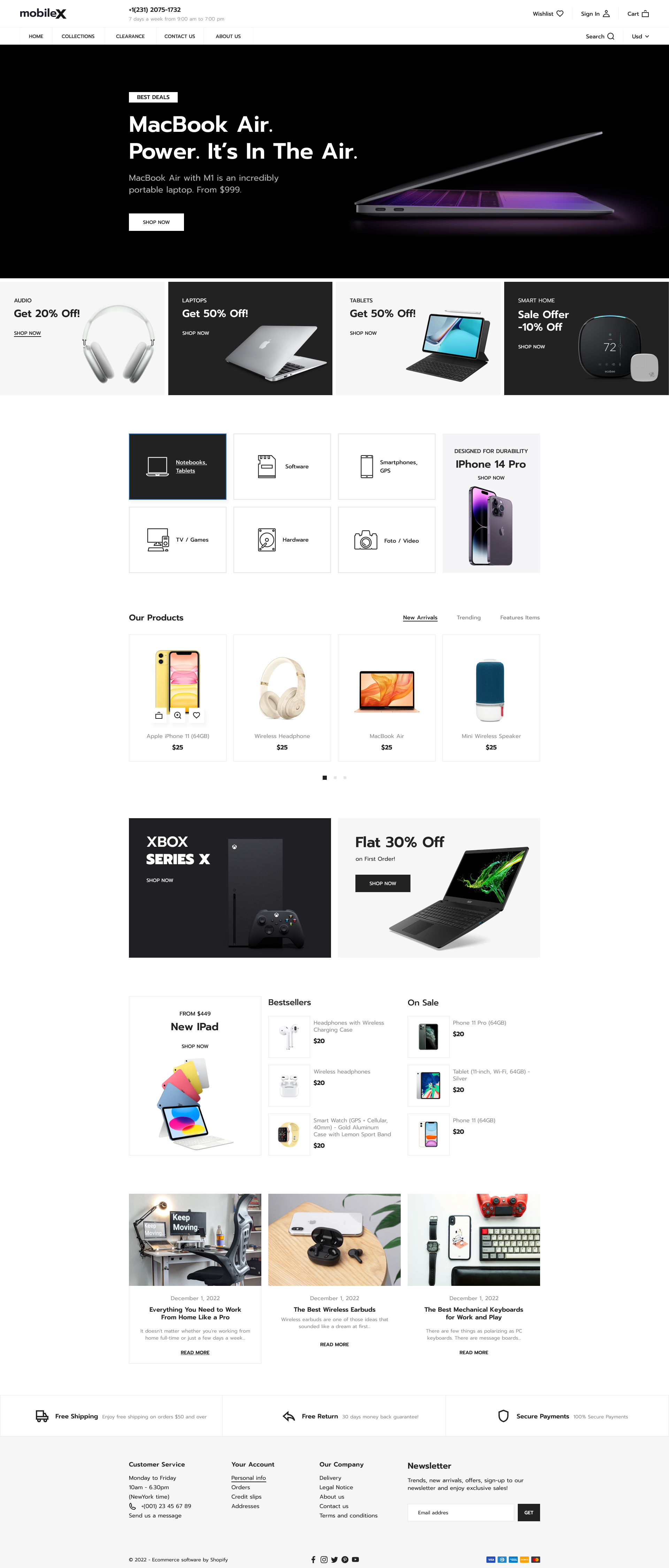 Computer Shopify Theme