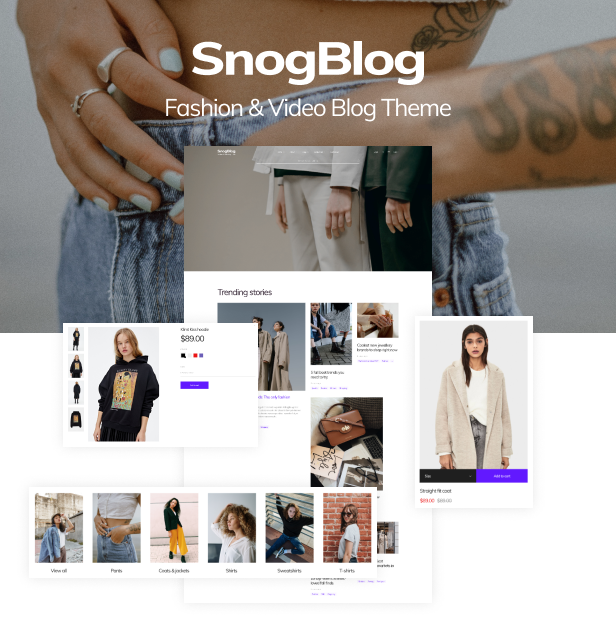 SnogBlog - Fashion & Video Blog Theme for Shopify - 2