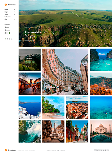 Tour and Travel Shopify Theme