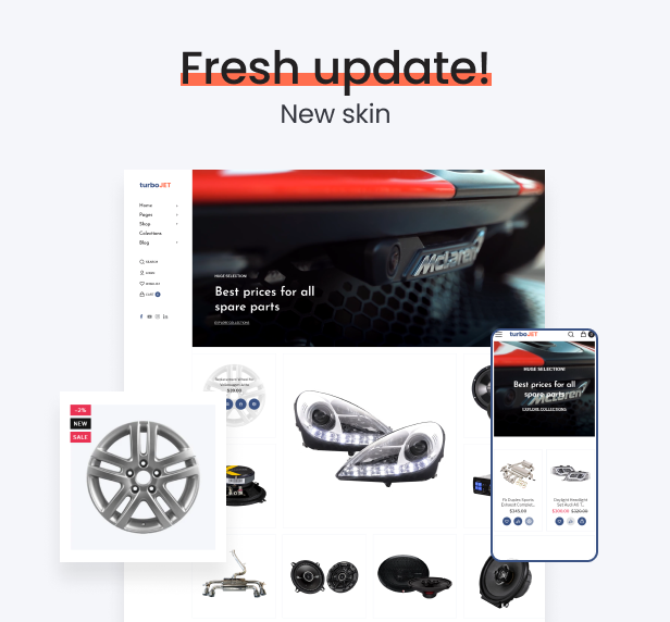 TurboJet - Shopify Spare Parts Store Theme, Automotive - 1