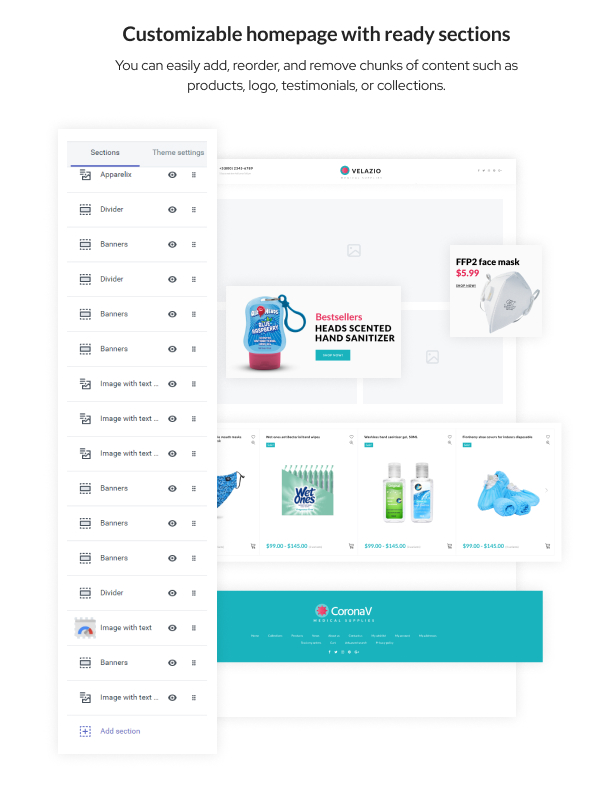 Velazio - Shopify Medical Supplies Responsive Theme - 3