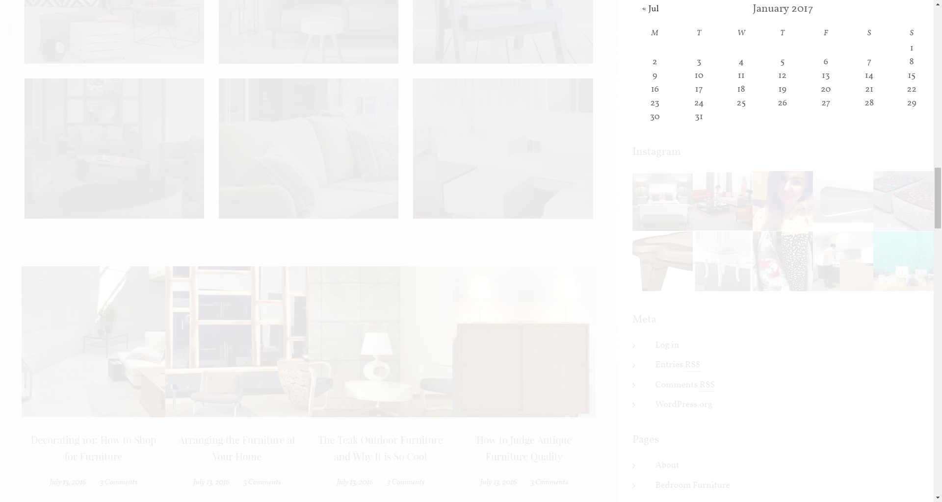 Calendar widget