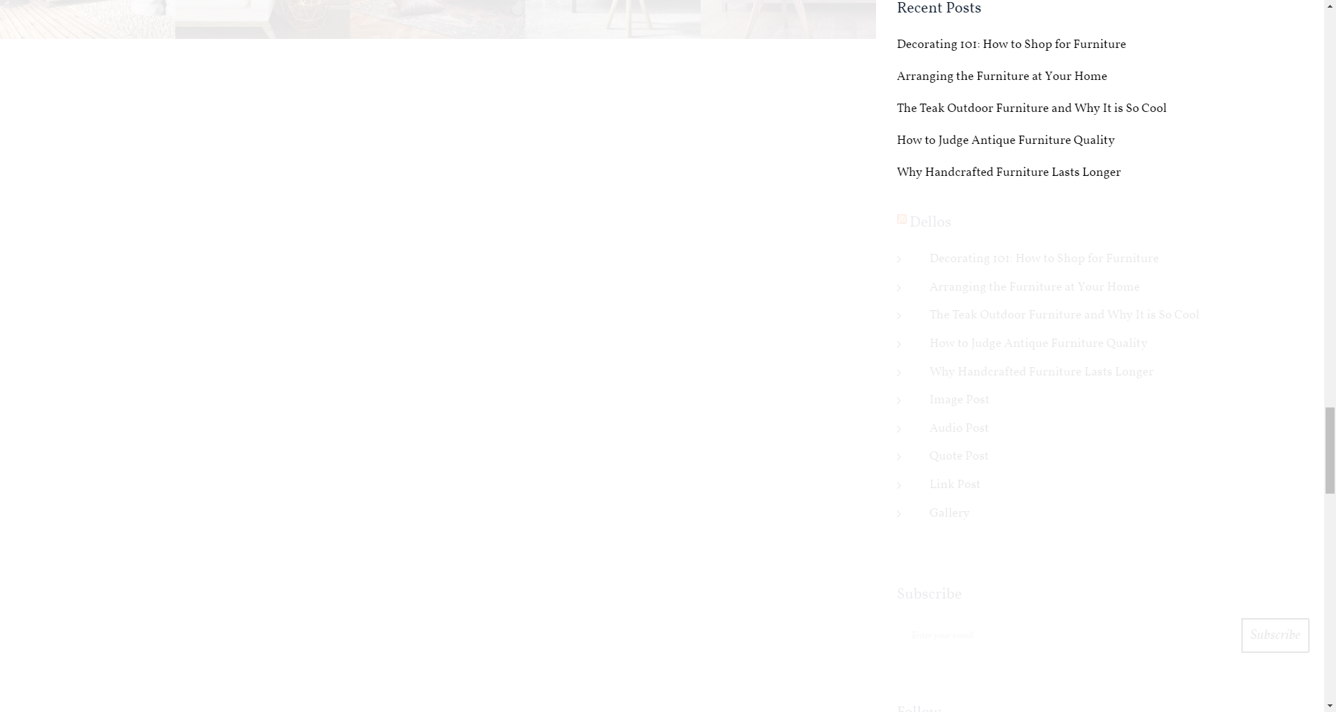 Recent Posts widget