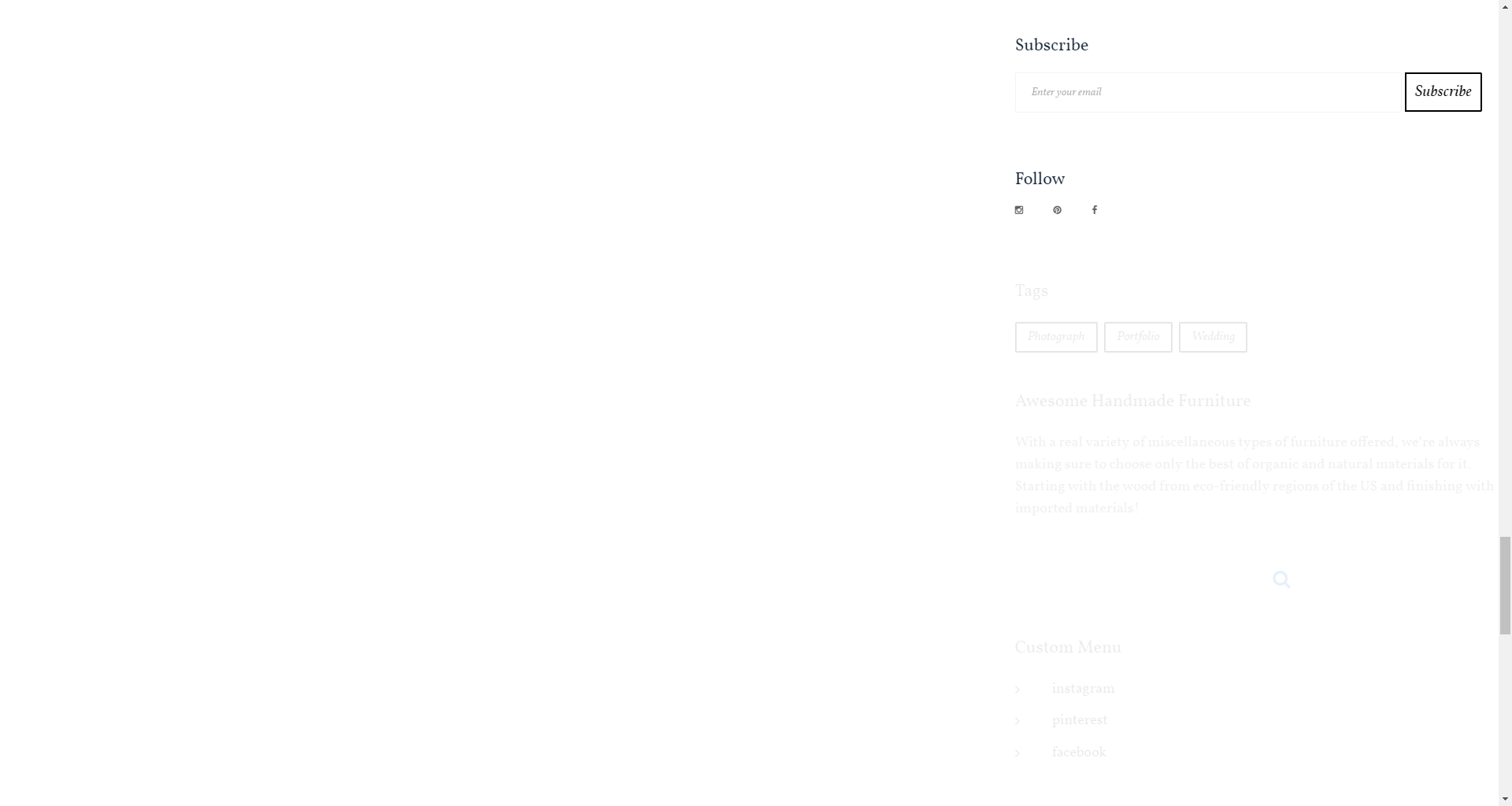 Subscribe and Follow widget