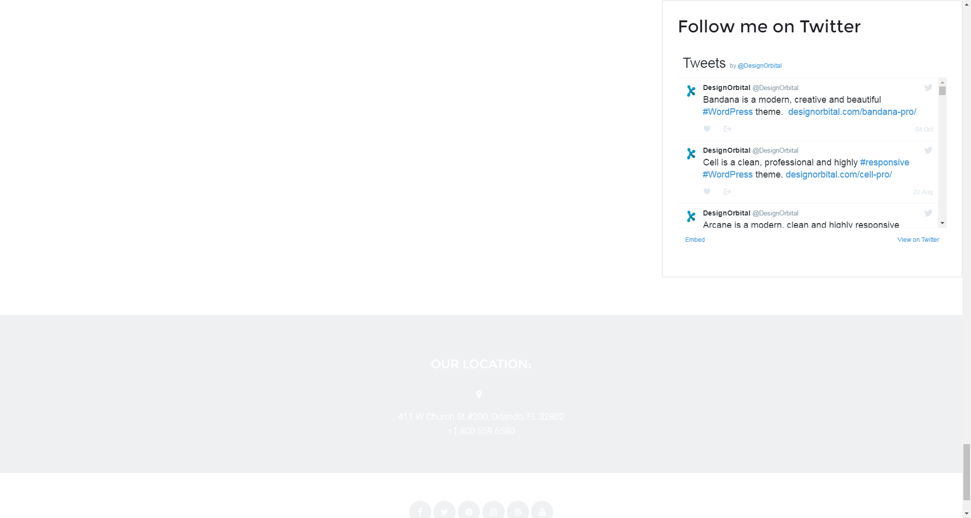 Easy Twitter Feed widget