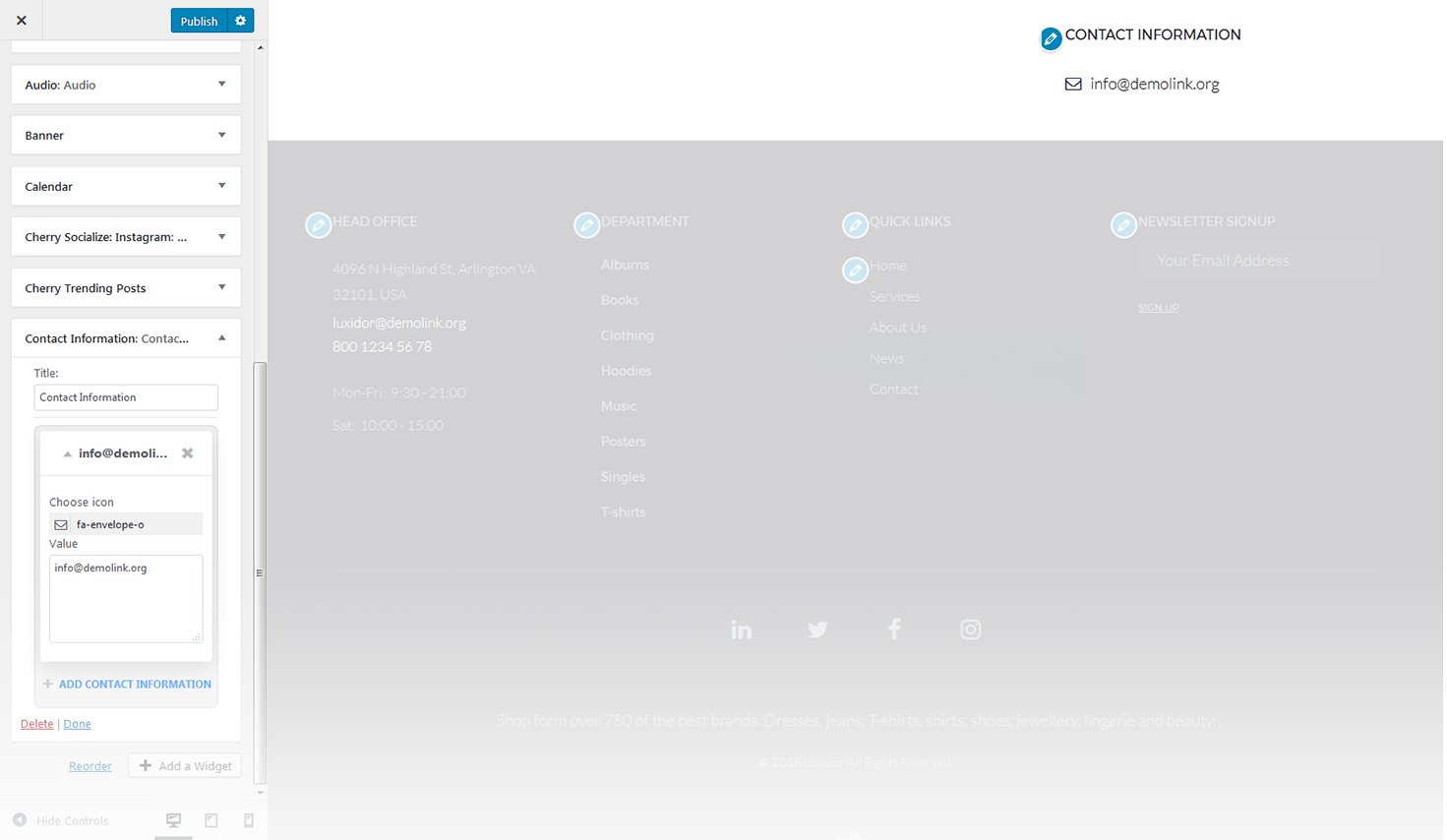 Contact information