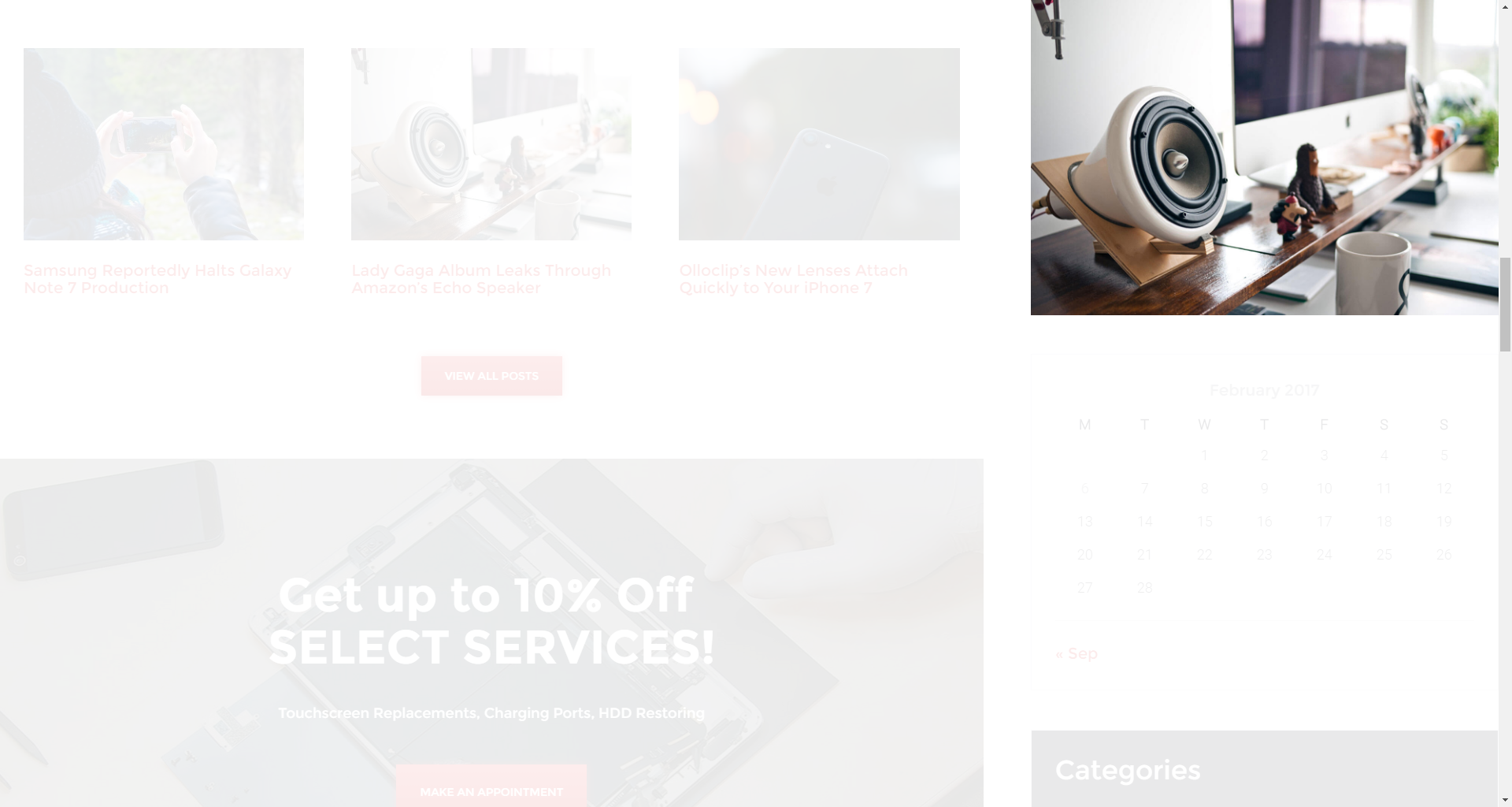 Banner widget