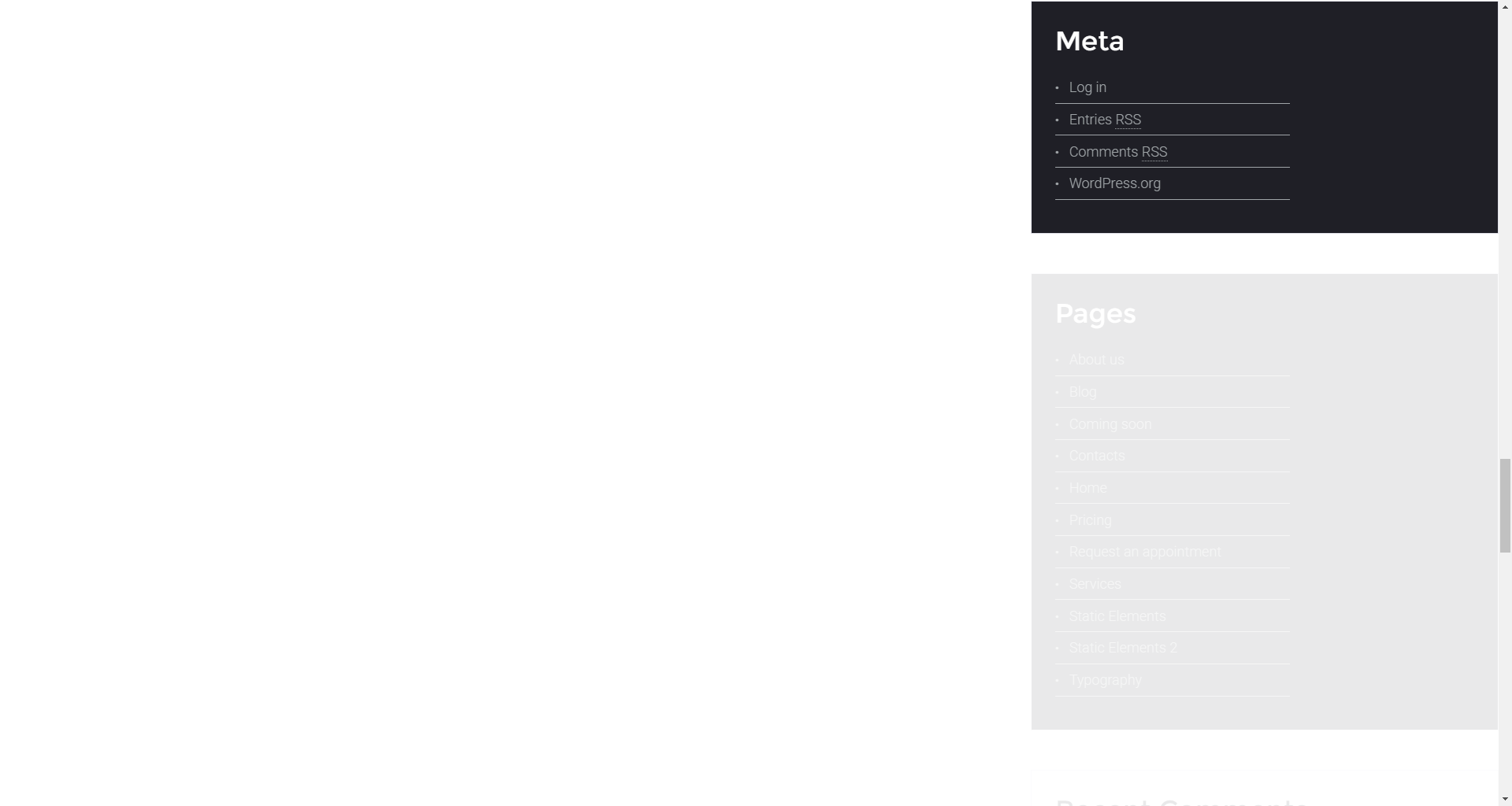 Meta widget