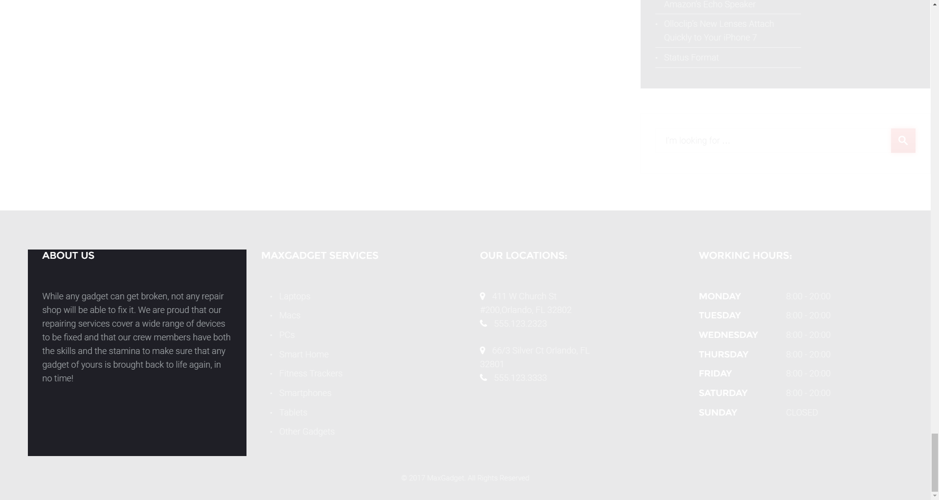 Text widget