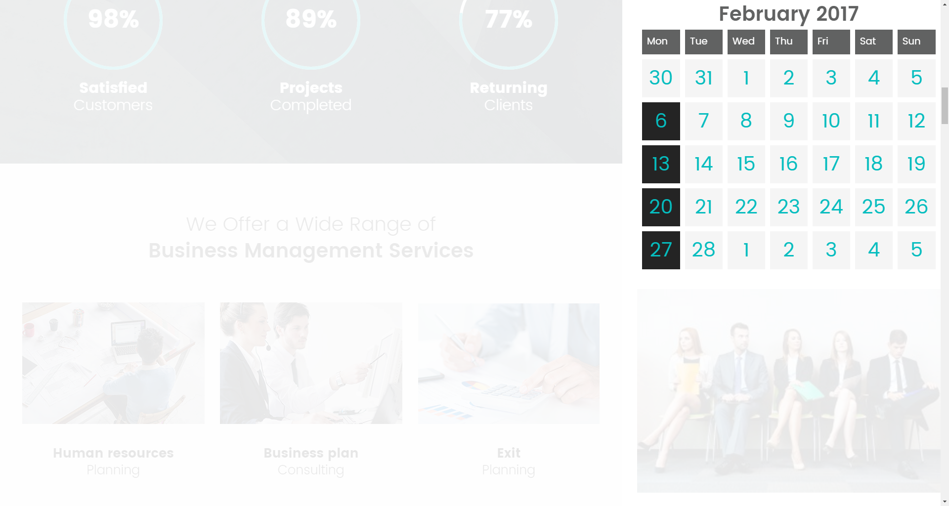 Appointment Calendar widget