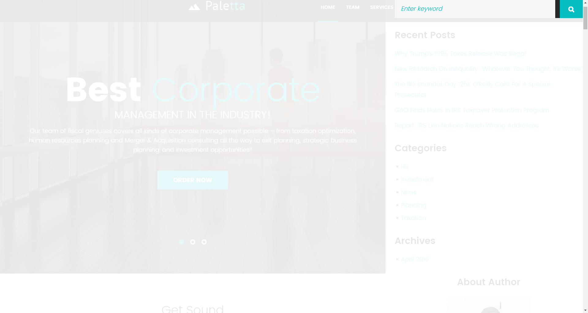 Search widget