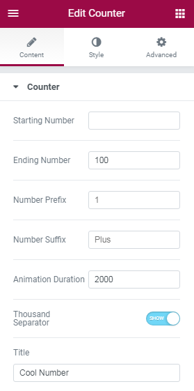 Insert Columns dialog